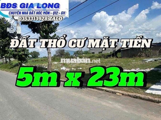 🎉LÊN SÓNG 4 LÔ ĐẤT GIÁ 4 TỶ 500 TRIỆU - XÃ BÀ ĐIỂM (new) - TP HCM - CH