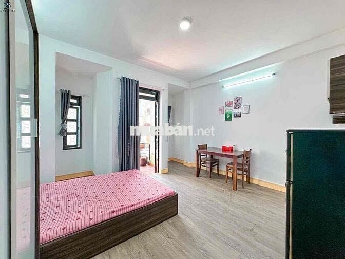 Căn hộ Studio - Ban công - 30m2 - Full Nội thất- Trường Sơn- Tân bình