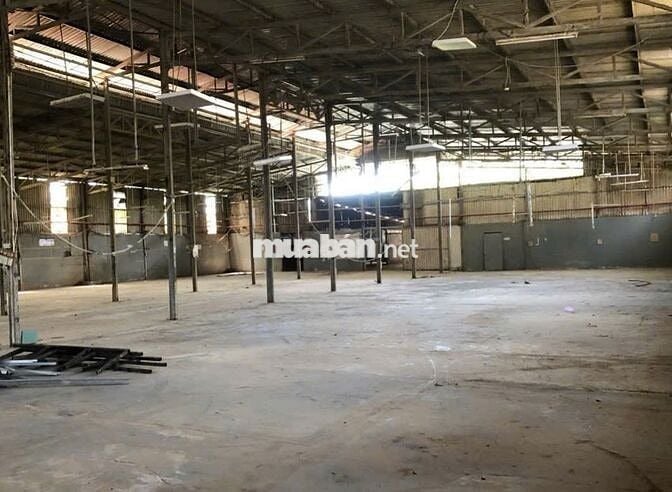 Cho thuê kho huyện Nhà Bè 1300m2 giá 60Tr trang bị pccc, đường cont