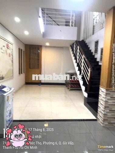 💎 💎 💎 TRỆT 4 LẦU 4PN 5WC HẺM XE HƠI DƯƠNG QUẢNG HÀM P6 GIÁ 20 TRIỆU TL