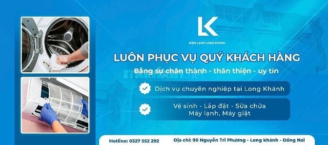 Vệ sinh-Lắp đặt-Sửa chữa máy lạnh, máy giặt, máy lọc nước