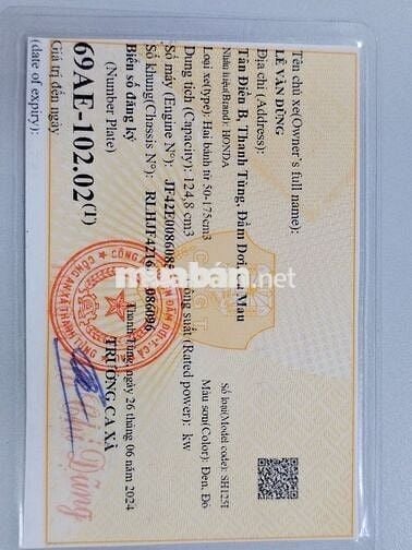 Xe tay ga SH125 năm 2015, đỏ đô