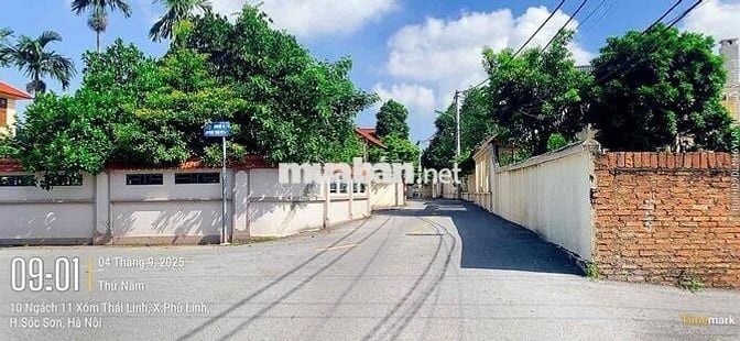 Lô góc đẹp Phù Linh-Sóc Sơn-72m2- MT 6,5m-Oto đỗ cửa- Chỉ hơn 1 tỷ.
