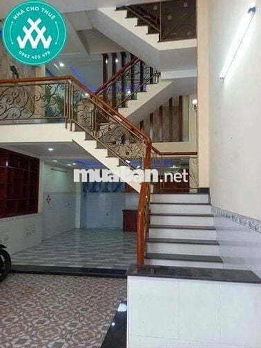 CHO THUÊ NHÀ 3 LẦU MỚI HẺM 6M ĐƯỜNG TRẦN THỊ HÈ HIỆP THÀNH Q12