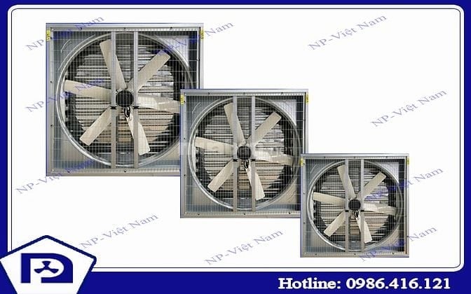Quạt hút công nghiệp vuông trực tiếp