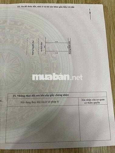 Chính chủ bán lô đất đường Nguyễn Dục ngang 6m ,TĐC Đông Trà làng đại