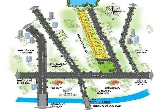 Bán đất khu dân cư An Phú Đông 13, Q12. Diên tích 70-80m2, đường nhựa 