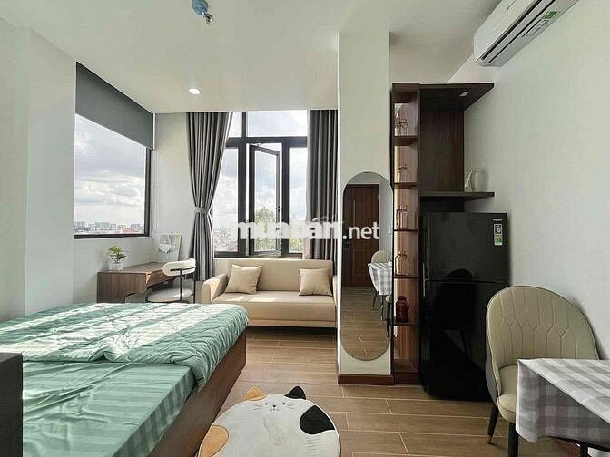 STUDIO CỬA SỔ TRỜI FULL NỘI THẤT MỚI ĐẸP LẮM NHA