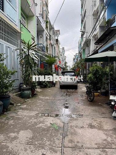 Nhà hẻm xe hơi tới nhà gần chợ siêu thị trường học