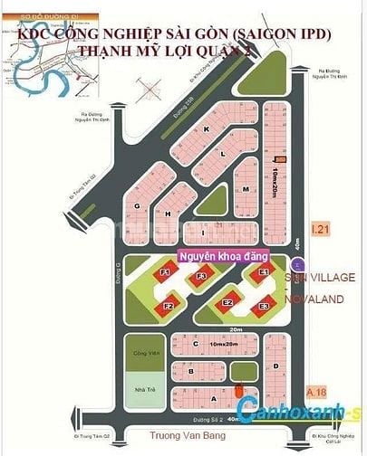 Bán đất 200m² giá 16.5 tỷ dự án công nghiệp Sài Gòn P Thạnh Mỹ Lợi
