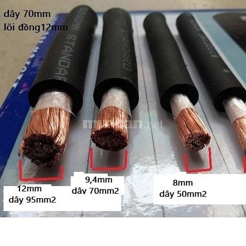 bán dây cáp máy hàn các loai từ bé đến to