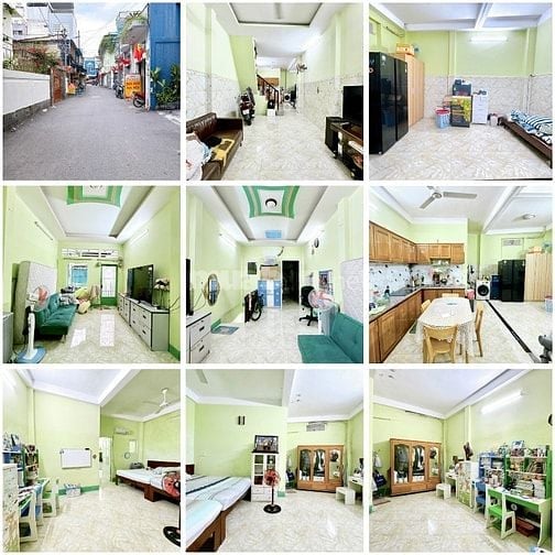 Định Cư Bán Gấp Nhà 1 Lầu Ko Quy Hoạch - Hẻm Thông Cách Hxh Vài Căn