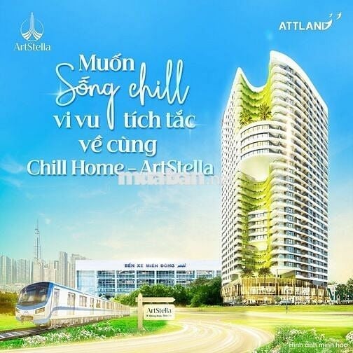 Căn Hộ ArtStella 1PN - Đối Diện BẾN XE MIỀN ĐÔNG MỚI