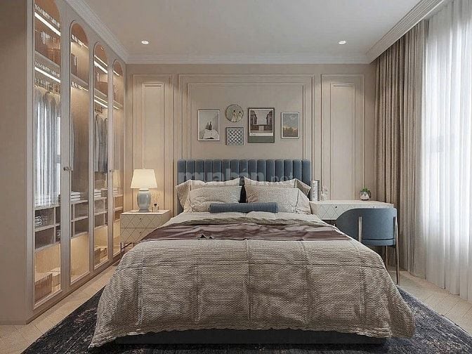 Biệt thự bán cổ điển liền kề khu dân cư Himlam phú đông