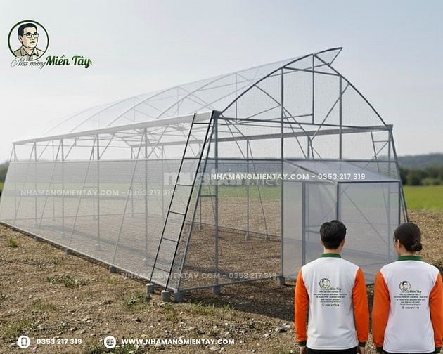 Nhà màng trồng rau chỉ từ 180k/m2