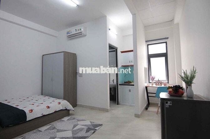 🫶🏠Cho thuê căn Stu cửa sổ, full NT, toà nhà mới 100%, gần Văn Lang