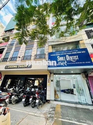 BÁN NHÀ MẶT PHỐ Ô TÔ ĐỖ, VỈA HÈ RỘNG, DT 60 *6 TẦNG, MT 4M  GIÁ 28.1TY
