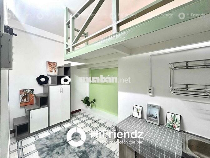 Gác đẹp 10p qua Q5 ngay vòng xoay Phú Lâm giá cực ưu đãi