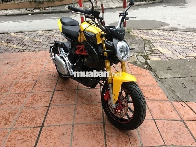 MV AGUSTA 125 CC ĐỘ SIÊU ĐẸP MÀU VÀNG 2023