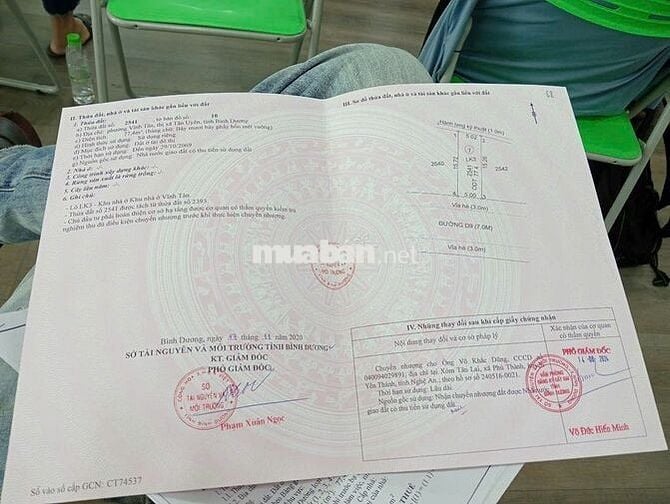 chính chủ cần tiền xoay vòng vốn nên muốn bán lô đất đẹp