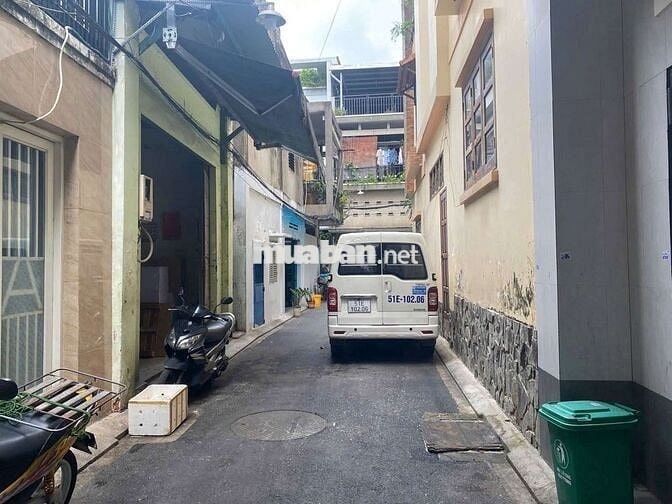 Mua đất tặng nhà 90m2 hẻm xe hơi ngay Ngã 4 Bảy Hiền 2 tầng 3PN
