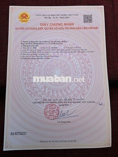 THỬA ĐẤT GẦN KHU BIỆT THỰC SÀI GON-NAM BAN-Thửa 1836