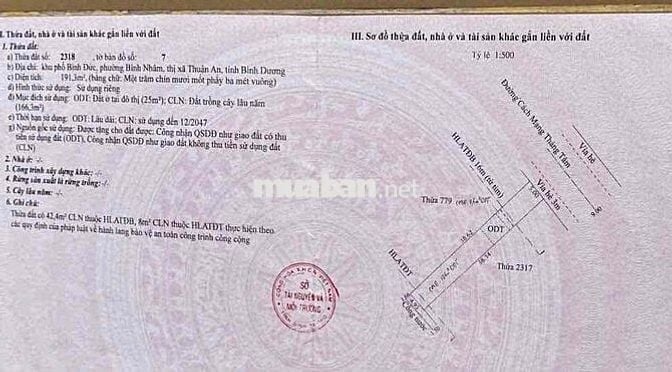 chủ đi mỹ cần bán 2 lô mặt tiền cách mạng tháng 8