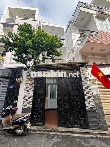Nhà Mới Oto Đậu Trong Nhà - HXH Thông Chợ Cây Quéo 4Pn