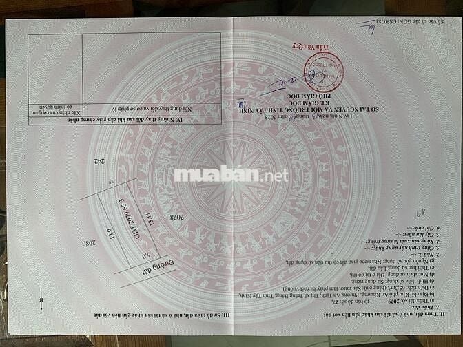 CHỈ 340.Tr/65m2 ĐẤT THỔ, NGAY KCN TRẢNG BÀNG