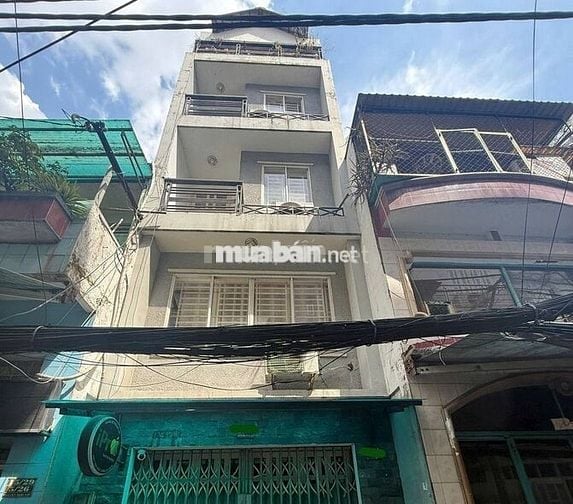 NHÀ 5 TẦNG - NGANG 3,5M - NỞ HẬU - HẺM XE HƠI - SÁT 3/2, QUẬN 10