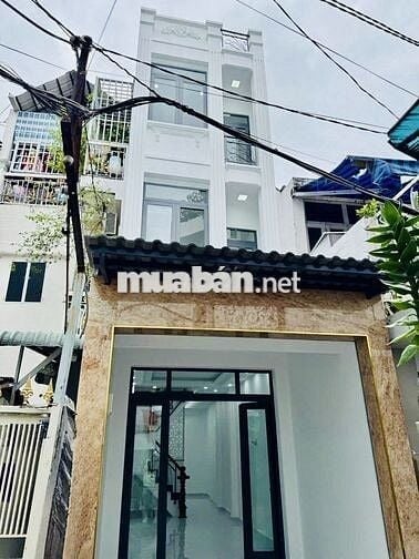 NHÀ MỚI XÂY ĐÚC  BTCT 4 TẦNG - 4 PHÒNG - HẺM VIP ÂU DƯƠNG LÂN P3 - Q8