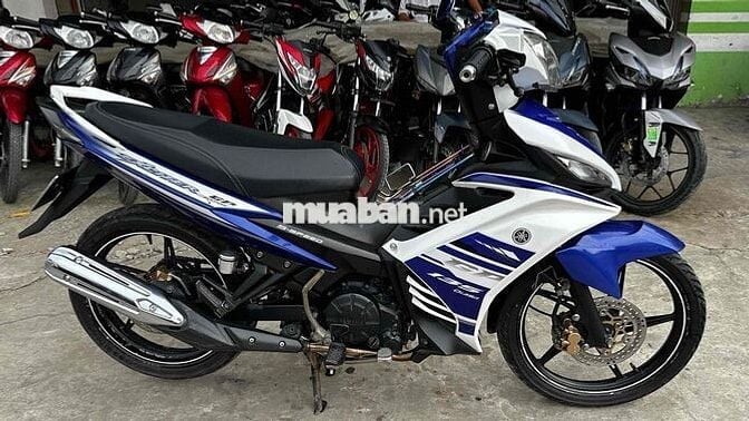 Exciter 135 xanh trắng 2013 37750 ( hỗ trợ góp )