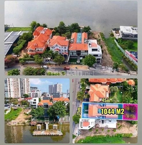 Bán Siêu Viila 2MT Sông Sài Gòn và Nguyễn Văn Hưởng, P.Thảo Điền.