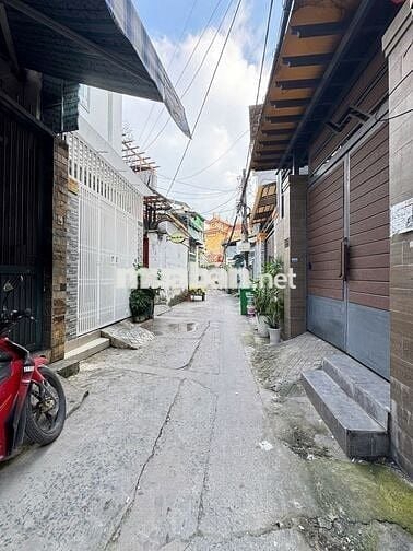 CẦN BÁN ĐẤT NHÀ NÁT XÂY CHDV HXH NƠ TRANG LONG 7,53X15 NỞ HẬU 11TY9