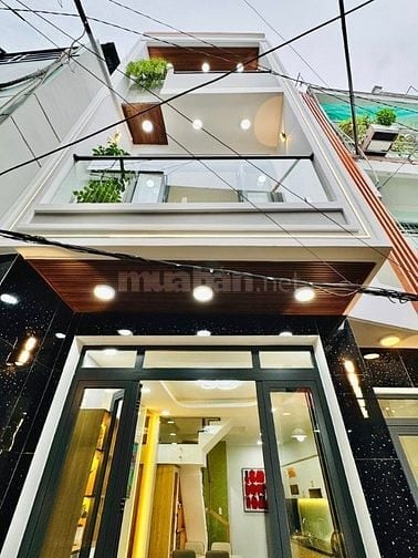 Bán nhà mới full nội thất 3 Tầng -4PN  Bùi Đình Tuý-gần Chợ Bà Chiểu
