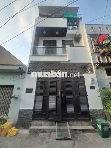 Ngang 4,5m dài 11,5m. 3 tầng, oto vào nhà. Kế Lê Văn Quới. Chỉ 5,7 tỷ