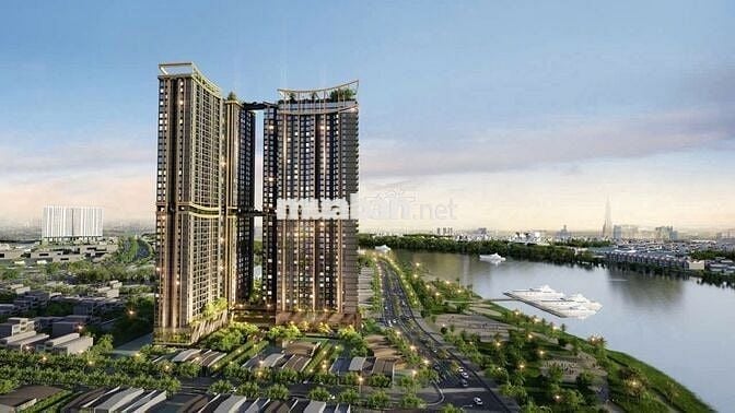 Căn hộ chung cư quốc lộ 13 60m2 giá 2,2 tỷ mặt tiền ven sông.