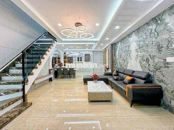 TÂN HƯNG QUẬN 7 - FULL NỘI THẤT ĐÁ HOA CƯƠNG - 4 TẦNG - HOÀN CÔNG