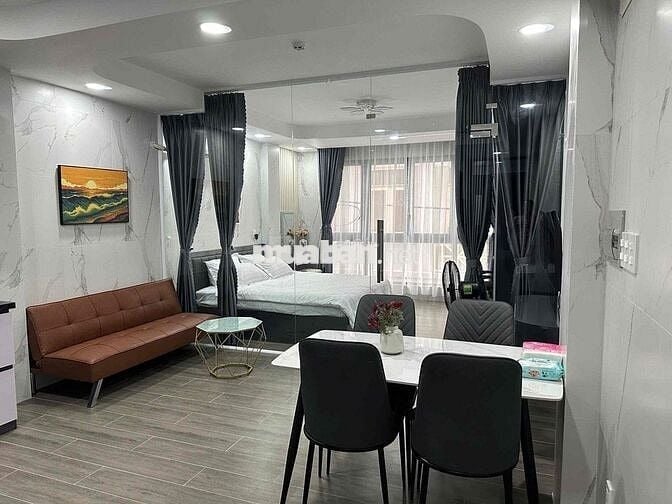 Căn Hộ 1PN Cao Cấp, Cửa Sổ Lớn, Máy Giặt Riêng Gần Cầu Thị Nghè - Q1