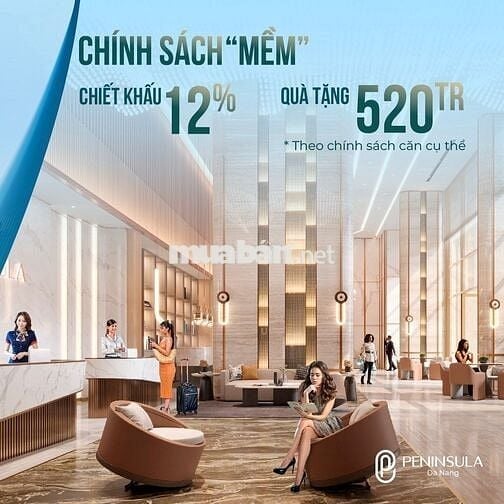 Sở hữu ngày căn hộ 2PN rộng 78m2 dự án Peninsula Đà Nẵng