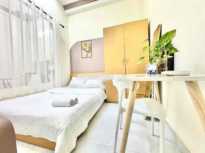 CHO THUÊ PHÒNG STUDIO FULL NỘI THẤT, CỬA SỔ THOÁNG, KHU SÂN BAY