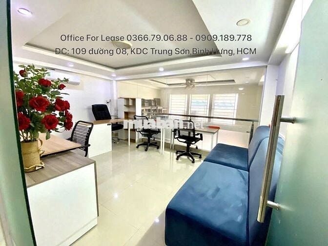 🌼🌼🌼Văn phòng Trung Tâm Khu Trung Sơn cho thuê giá 5tr-8tr/ tháng