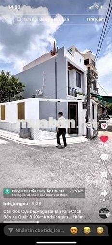 Nhà Mặt tiền ql50-ngay ngã ba tân kim -di chuyển nen quận 8 10p