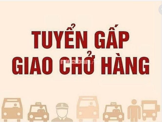 Tuyển 3 nam giao hàng giờ hành chính, đi làm ngay, 15tr/th, Bình Thạnh