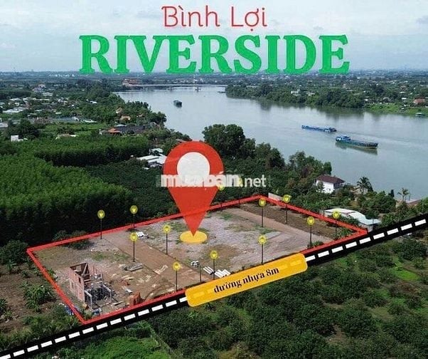 Cần Bán Gấp 10 Lô Đất Ven Sông Chính Chủ Gía Gốc F0 Chỉ 1Tỷ/Nền