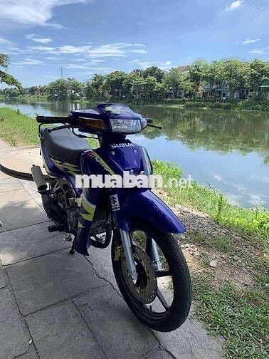 Satria Xanh dương tem cờ , máy full 120 , 6 số