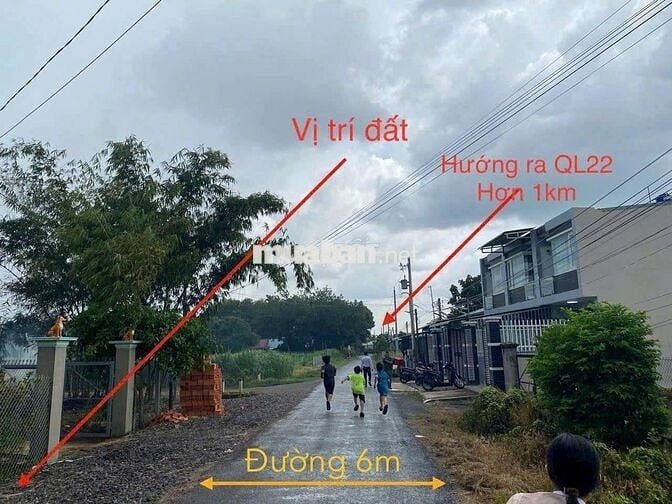 Đất Mặt đường Đặng Văn Trước, Trảng Bàng, 10x38=380m2, SHR, Giá 830tr.