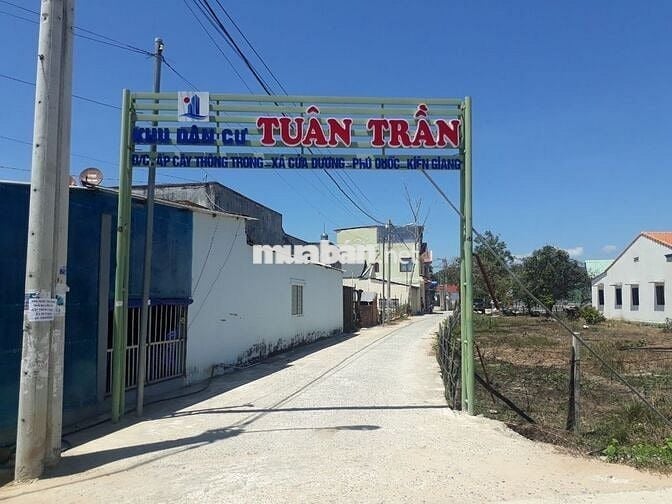 Đất sổ hồng riêng 140m2, Khu Dân Cư Tuân Trần 1, Cửa Dương, Phú Quốc