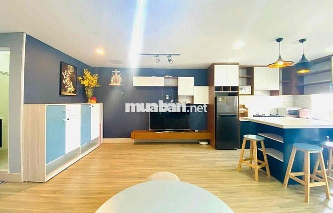 Căn hộ Cadif Cần Thơ 90m2, 2 phòng ngủ, full nội thất, tầng 4, th máy