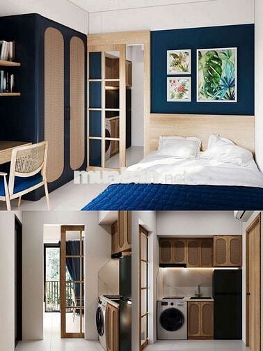🌈🌈CĂN HỘ Bình Thạnh 1PN-TÁCH BẾP_FUL NT CAO CẤP_THANG MÁY_ có TLượng